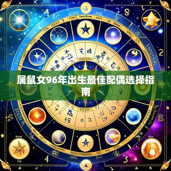 属鼠女96年出生最佳配偶选择指南