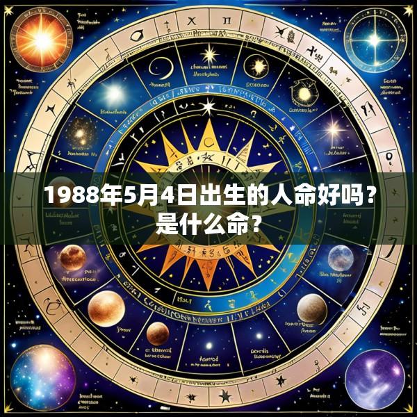 1988年5月4日出生的人命好吗？是什么命？