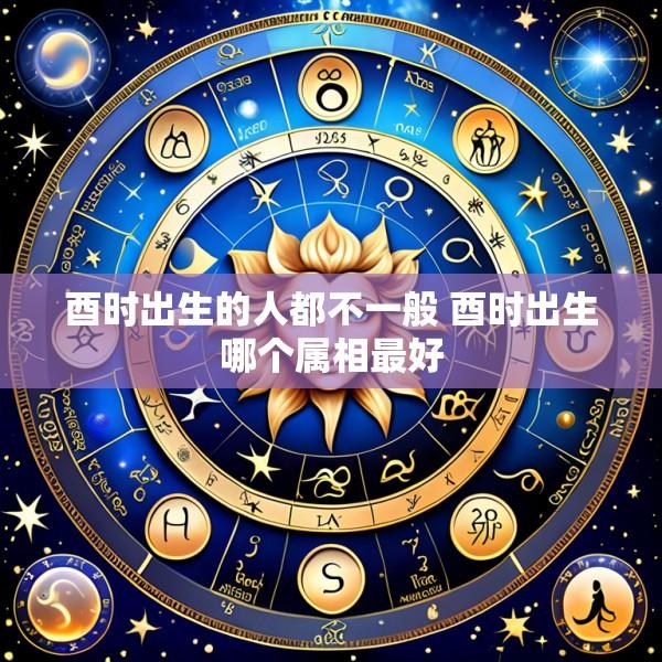 酉时出生的人都不一般 酉时出生哪个属相最好