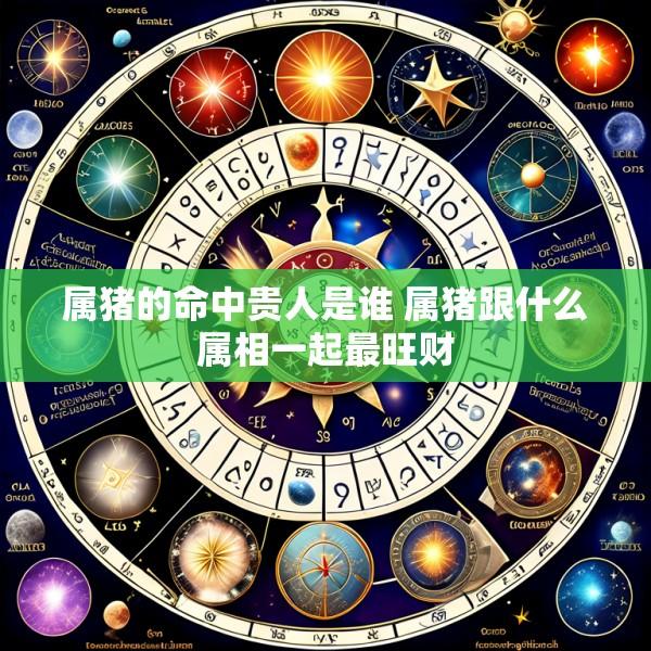 属猪的命中贵人是谁 属猪跟什么属相一起最旺财