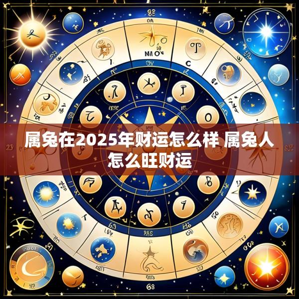 属兔在2025年财运怎么样 属兔人怎么旺财运