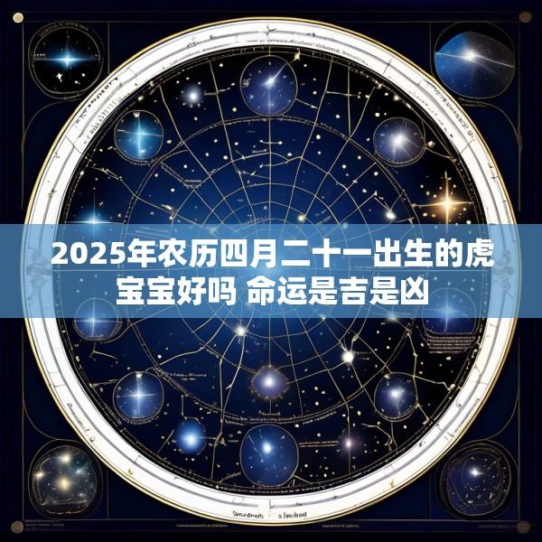 2025年农历四月二十一出生的虎宝宝好吗 命运是吉是凶