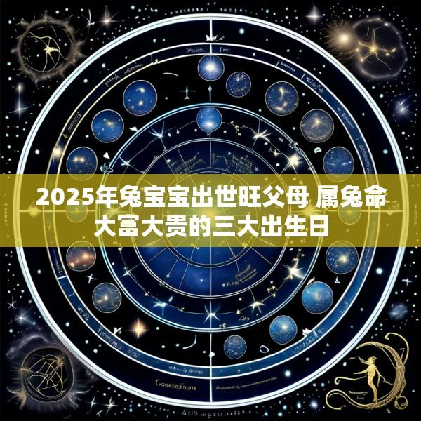 2025年兔宝宝出世旺父母 属兔命大富大贵的三大出生日