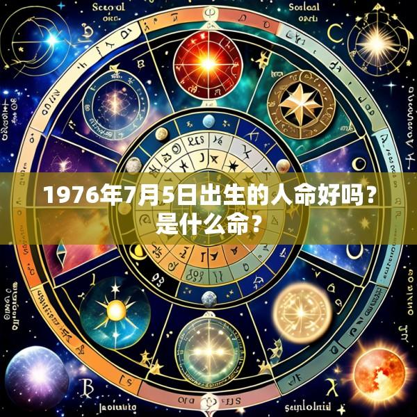 1976年7月5日出生的人命好吗？是什么命？