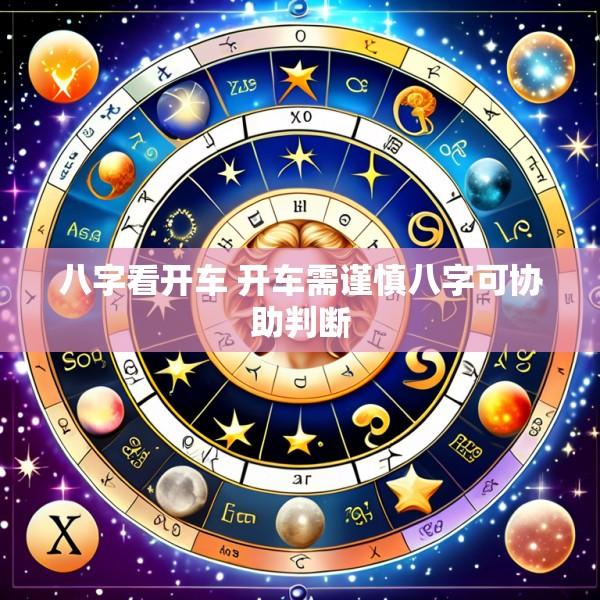 八字看开车 开车需谨慎八字可协助判断