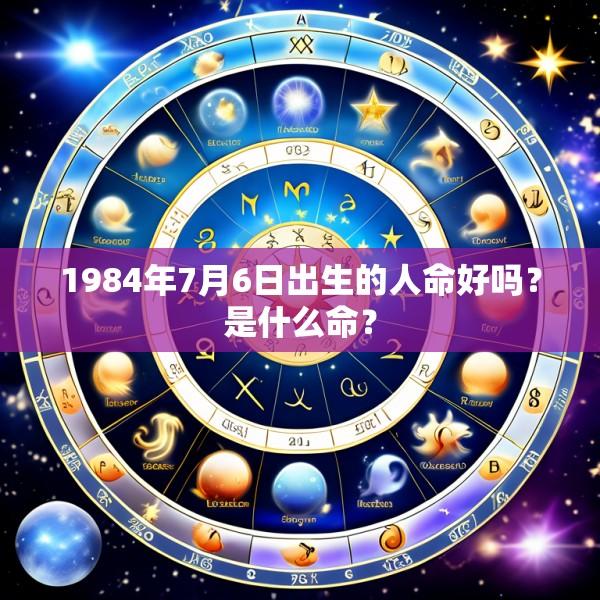 1984年7月6日出生的人命好吗？是什么命？