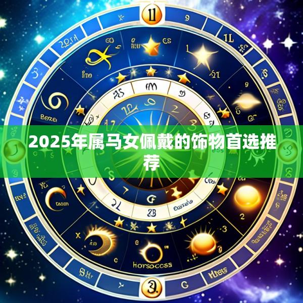 2025年属马女佩戴的饰物首选推荐