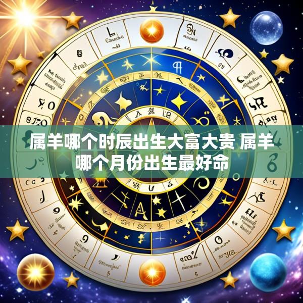 属羊哪个时辰出生大富大贵 属羊哪个月份出生最好命