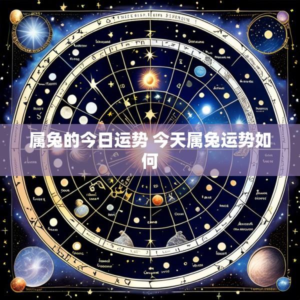 属兔的今日运势 今天属兔运势如何