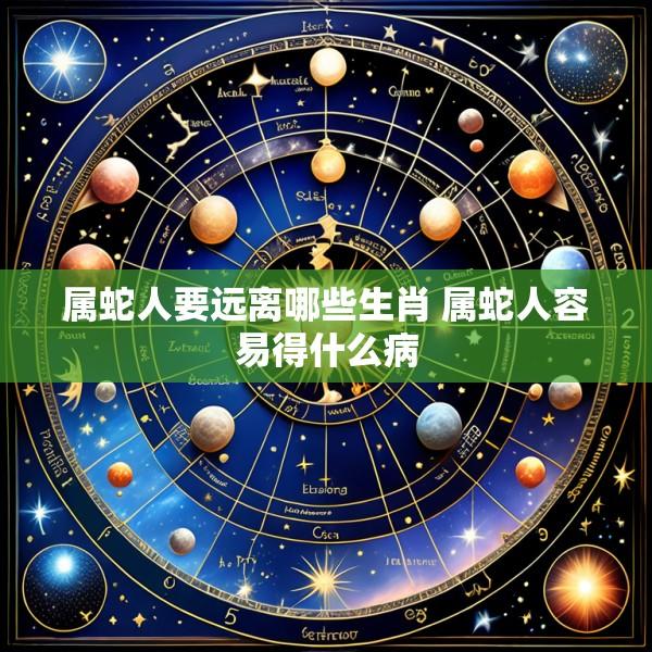 属蛇人要远离哪些生肖 属蛇人容易得什么病