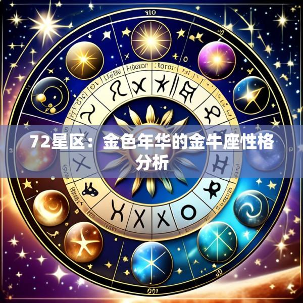 72星区：金色年华的金牛座性格分析