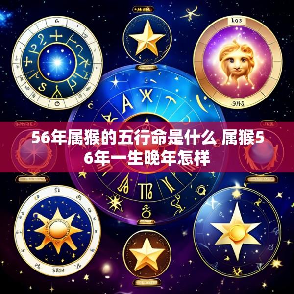 56年属猴的五行命是什么 属猴56年一生晚年怎样