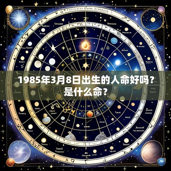 1985年3月8日出生的人命好吗？是什么命？