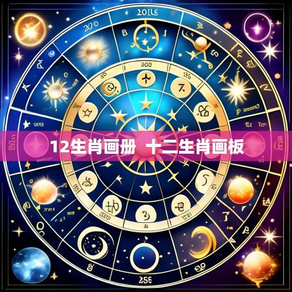 12生肖画册  十二生肖画板