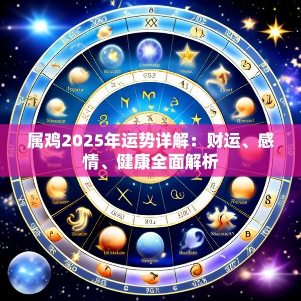 属鸡2025年运势详解：财运、感情、健康全面解析