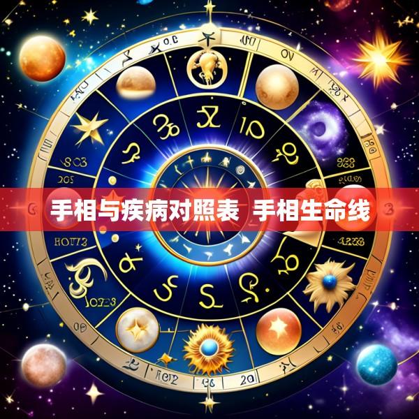 手相与疾病对照表  手相生命线