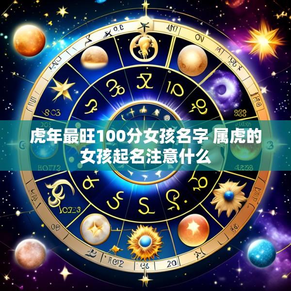 虎年最旺100分女孩名字 属虎的女孩起名注意什么