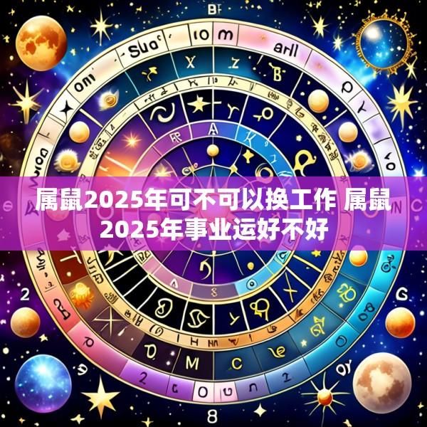属鼠2025年可不可以换工作 属鼠2025年事业运好不好