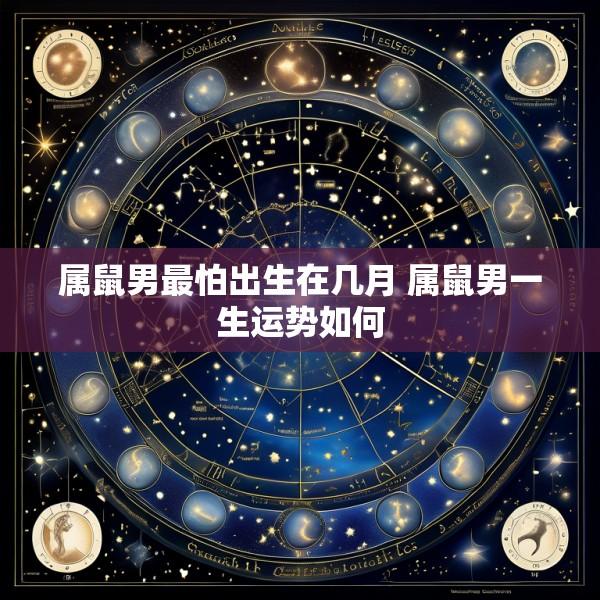 属鼠男最怕出生在几月 属鼠男一生运势如何