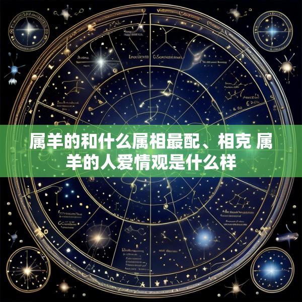 属羊的和什么属相最配、相克 属羊的人爱情观是什么样