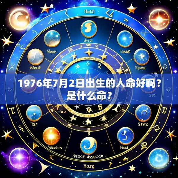 1976年7月2日出生的人命好吗？是什么命？