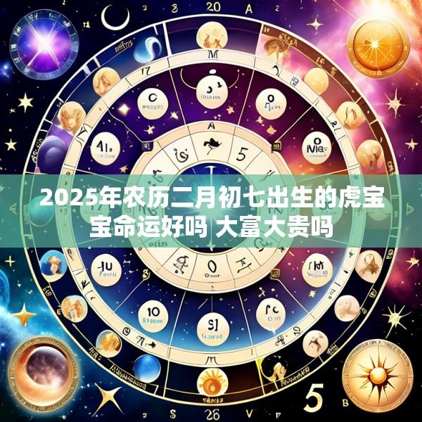 2025年农历二月初七出生的虎宝宝命运好吗 大富大贵吗