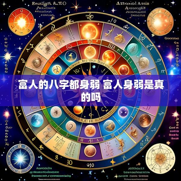 富人的八字都身弱 富人身弱是真的吗