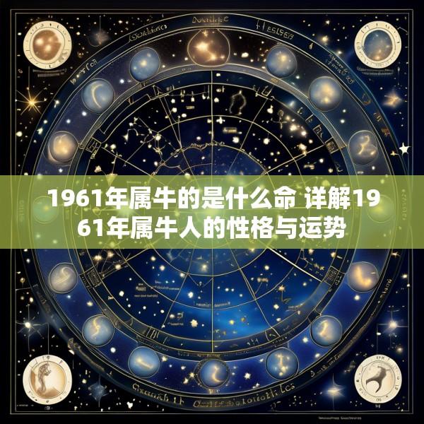 1961年属牛的是什么命 详解1961年属牛人的性格与运势