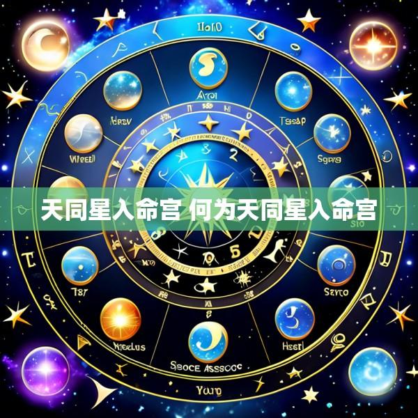 天同星入命宫 何为天同星入命宫