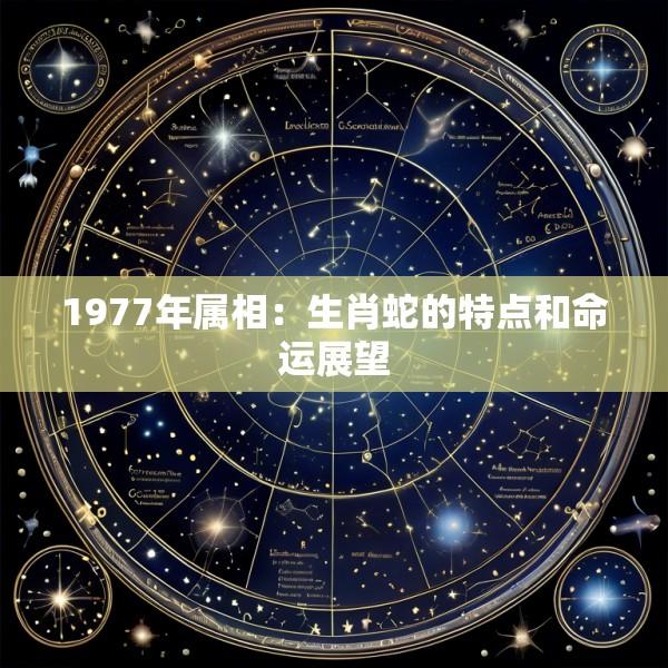 1977年属相：生肖蛇的特点和命运展望