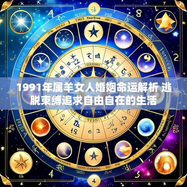 1991年属羊女人婚姻命运解析 逃脱束缚追求自由自在的生活
