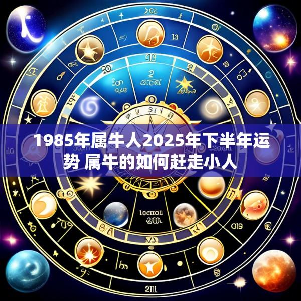 1985年属牛人2025年下半年运势 属牛的如何赶走小人