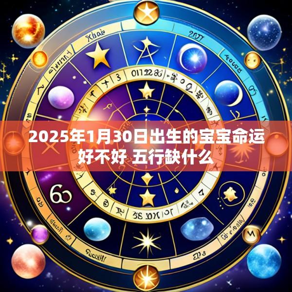 2025年1月30日出生的宝宝命运好不好 五行缺什么