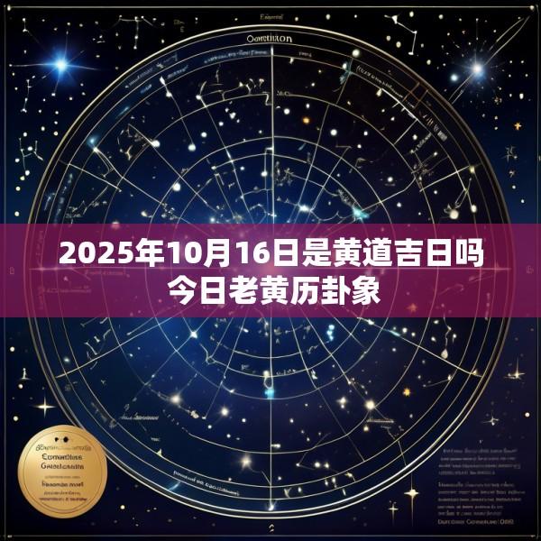 2025年10月16日是黄道吉日吗 今日老黄历卦象