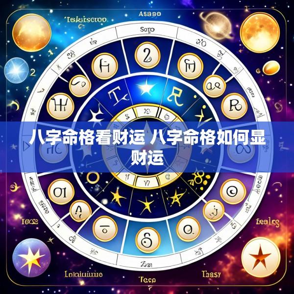 八字命格看财运 八字命格如何显财运
