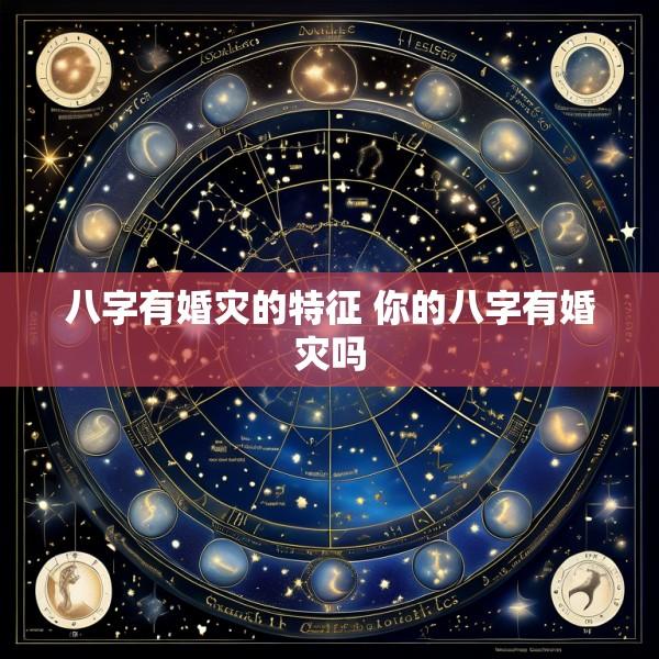 八字有婚灾的特征 你的八字有婚灾吗