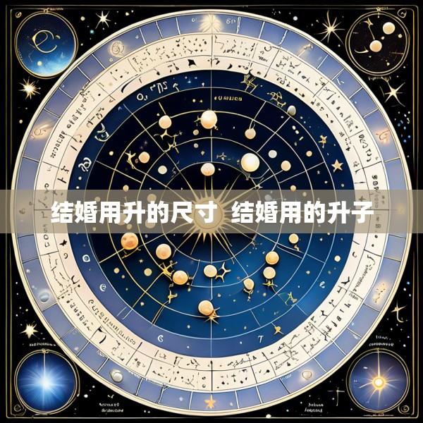 结婚用升的尺寸  结婚用的升子