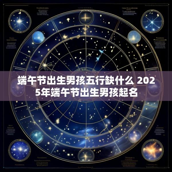 端午节出生男孩五行缺什么 2025年端午节出生男孩起名