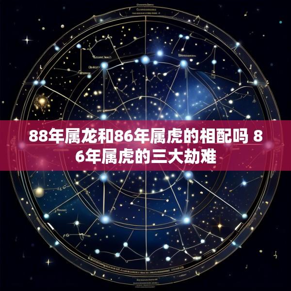 88年属龙和86年属虎的相配吗 86年属虎的三大劫难