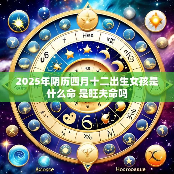 2025年阴历四月十二出生女孩是什么命 是旺夫命吗