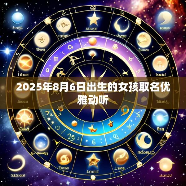 2025年8月6日出生的女孩取名优雅动听