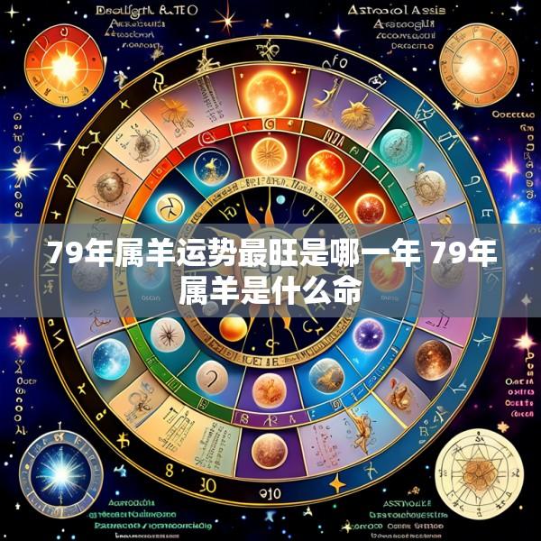 79年属羊运势最旺是哪一年 79年属羊是什么命