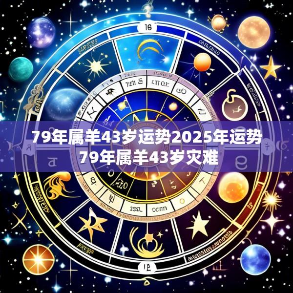 79年属羊43岁运势2025年运势 79年属羊43岁灾难