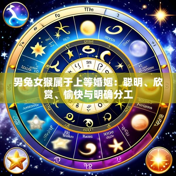 男兔女猴属于上等婚姻：聪明、欣赏、愉快与明确分工