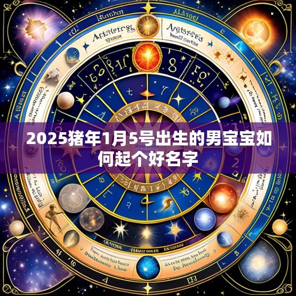 2025猪年1月5号出生的男宝宝如何起个好名字