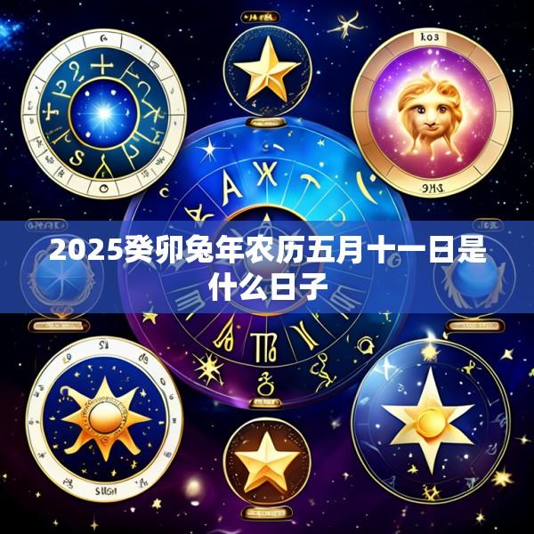 2025癸卯兔年农历五月十一日是什么日子