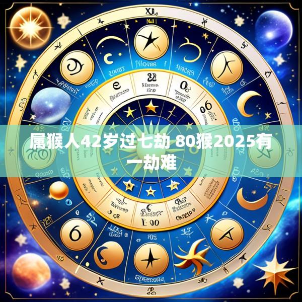 属猴人42岁过七劫 80猴2025有一劫难