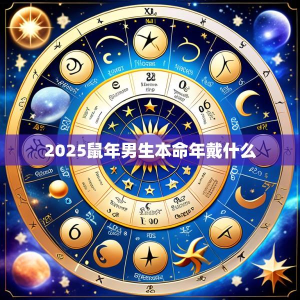 2025鼠年男生本命年戴什么