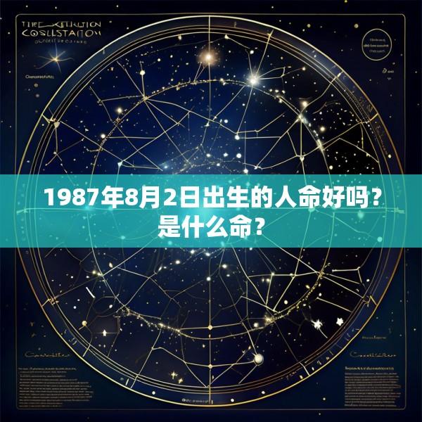 1987年8月2日出生的人命好吗？是什么命？