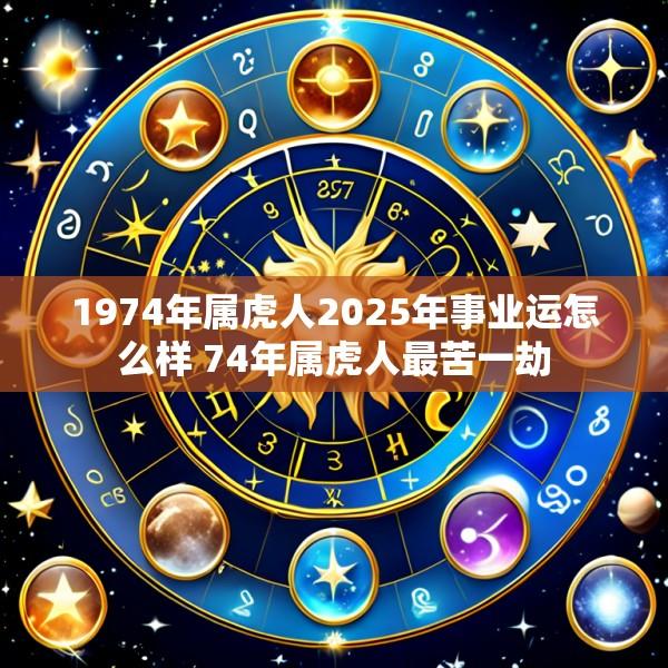 1974年属虎人2025年事业运怎么样 74年属虎人最苦一劫